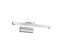 Applique Moderna Flexa Metallo Nichel Diffusore Acrilico Led 8W Luce Naturale