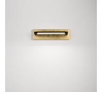 Applique in metallo nero opaco + foglia oro Foglia LED 12W CCT 2700K 3000K 4000K CRI?80 220-240V 50/60Hz 960Lm