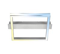 Applique Moderna Frame Bold Metallo Argento Led Integrato 23W Da 2700 A 6500K