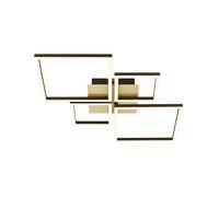 Applique Moderna Frame Metallo Oro Spazzolato Led Integrato 44W 3000K