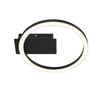 Applique Moderna Frame Plastica Nero Led Integrato 6W 3000K [EEK: A++]