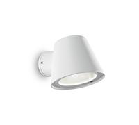 Applique Moderna Gas Alluminio Bianco 1 Luce Gu10