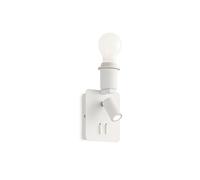 Applique Moderna Gea Metallo Bianco 2 Luci E27 [EEK: A++]