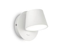 Applique Moderna Gim Alluminio Bianco Led 6W 3000K Luce Calda