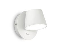 Applique Moderna Gim Alluminio Bianco Led 6W 3000K Luce Calda