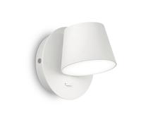 Applique Moderna Gim Alluminio Bianco Led 6W 3000K Luce Calda