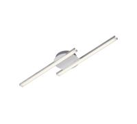 Applique Moderna Go Metallo Argento Led Integrato 12W 3000K 1200Lm [EEK: A++]