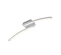 Applique Moderna Go Metallo Argento Led Integrato 12W 3000K 960Lm [EEK: A++]