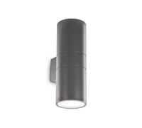 Applique Moderna Gun Alluminio Antracite 2 Luci E27 [EEK: A++]