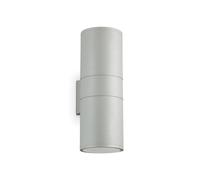 Applique Moderna Gun Alluminio Grigio 2 Luci E27 [EEK: A++]