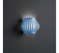 Applique Moderna Helios Polilux ® Blu Pastello 1 Luce E27 H25Cm