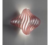 Applique Moderna Helios Polilux ® Pink Metal 1 Luce E27