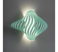 Applique Moderna Helios Polilux ® Verde Pastello 2 Luci E27