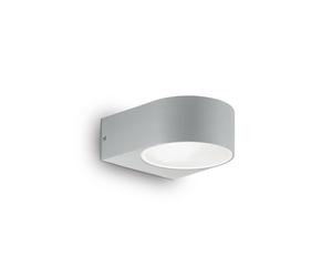 Applique Moderna Iko Metallo Grigio 1 Luce E27