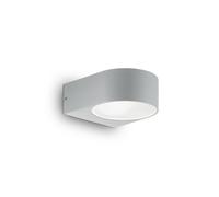 Applique Moderna Iko Metallo Grigio 1 Luce E27 [EEK: A++]