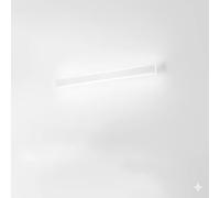 Applique Kante LED 32W 2560LM CCT 3000K 4000K 6000K in alluminio verniciato bianco 81cm