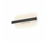 Applique Kante LED 32W 2560LM CCT 3000K 4000K 6000K in alluminio verniciato nero 81cm
