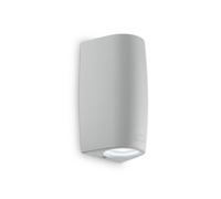 Ideal Lux 147796 Keope AP2 Lampada da Parete Piccolo Grigio