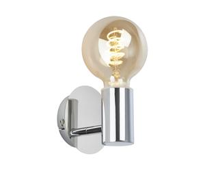 Applique Moderna Kosol Metallo Cromo 1 Luce E27