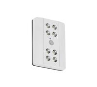 Applique Moderna Lero Indoor Plastica Bianco Led Integrato 5,1W 4000K