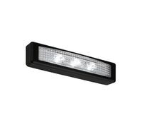 BRILONER - Luce LED a pressione, luce sottopensile, luce per armadi, autoadesiva, nero