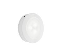 Applique Moderna Lero Plastica Bianco Led Integrato 0,4W 6500K
