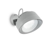Applique Moderna Litio Materie Plastiche Grigio 1 Luce Gx53