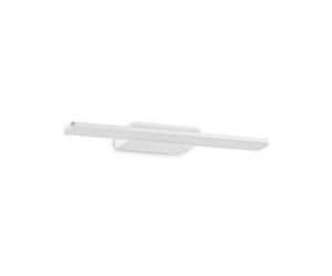Applique Moderna Make-Up Alluminio Bianco Led 12W 3000K Luce Calda