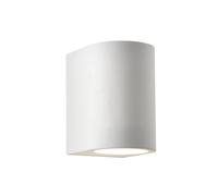 Applique Moderna Malta Gesso Bianco 1 Luce G9
