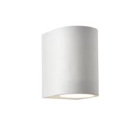 Applique Moderna Malta Gesso Bianco 1 Luce G9