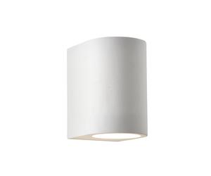 Applique Moderna Malta Gesso Bianco 1 Luce G9