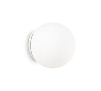 Applique Moderna Mapa Vetro Bianco 1 Luce E27 D30Cm [EEK: A++]
