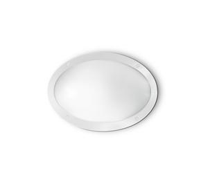 Applique Moderna Medea-1 Materie Plastiche Bianco 1 Luce E27