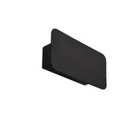 Applique Moderna Meluna Metallo Nero Spazzolato Led Integrato 2W 2700K [EEK: A++]