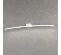 Applique Moderna Curved Metallo Bianco Diffusore Bianco Led 11,2W Naturale 70Cm