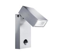 Applique Moderna Metro Alluminio Cromo Vetro Led 10W 4000K