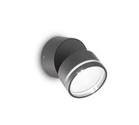 Applique Moderna Omega Metallo Antracite Led 7W 3000K Luce Calda