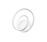 Applique Moderna On-Off Oz Metallo Bianco Led 28W 3000K Luce Calda