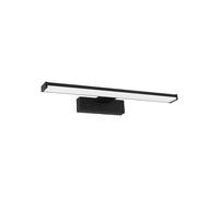 Applique Moderna Pandella 1 Media Led Alluminio Nero