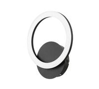 Applique Moderna Parrapos-Z Led Acciaio Nero