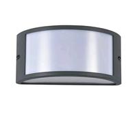 Applique moderna per esterno 1 Luce E27 alluminio antracite parete Rex Ideal Lux