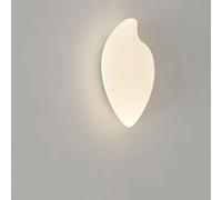 Applique Moderna per la Casa, Applique per Camera da Letto,Da da Parete a Led Tricolore, Applique da Parete in Vetro Opalino a Forma Di Conchiglia, Apparecchio Di Illuminaziper Loft, Corridoi, Balconi