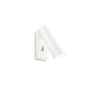 Applique Moderna Pipe Metallo Bianco Led 7W 3000K Luce Calda