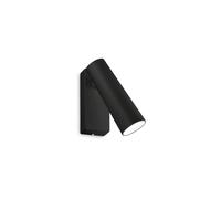 Applique Moderna Pipe Metallo Nero Led 7W 3000K Luce Calda [EEK: A++]