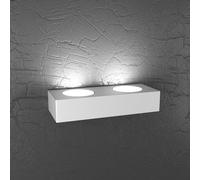 ECCENTRIC APPLIQUE 2 LUCI MONOEMISSIONE BIANCO 1156-A2-BI