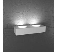 PLATE APPLIQUE 2 LUCI MONOEMISSIONE GRIGIO 1129-A2-GR