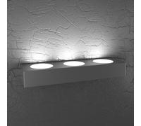 Applique Moderna Plate Metallo Grigio Antracite 3 Luci Gx53 [EEK: A++]