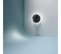 Applique Moderna Plug Nero Led Rosone Tondo