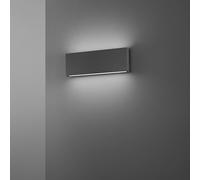 Applique Moderna Pocket Alluminio Antracite Led 24W Dimmerabile Ip65