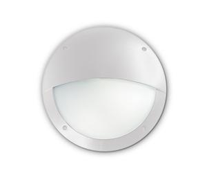 Applique Moderna Polar-2 Materie Plastiche Bianco 1 Luce E27